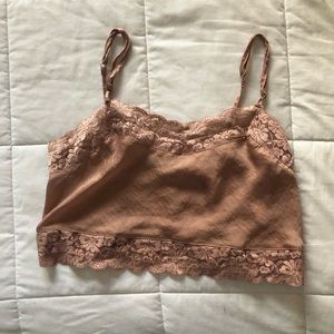 Silky Brandy Melville Crop Top